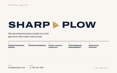 Sharp Plow website